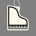 Paper Air Freshener Tag W/ Tab - Piano (Outline)